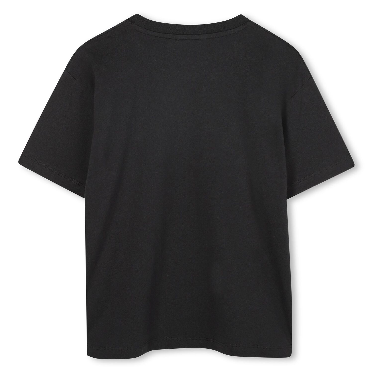 Boys Black Logo T-Shirt, 1, hi-res