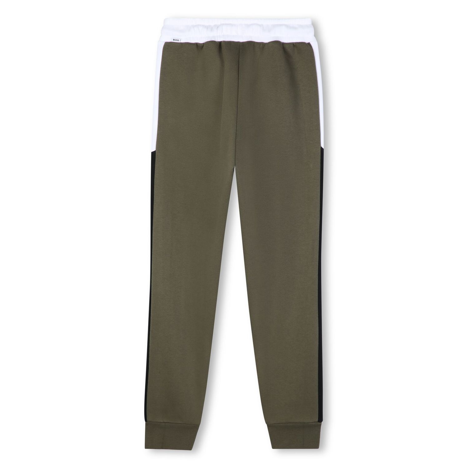 Boys Green Logo Joggers, 2, hi-res