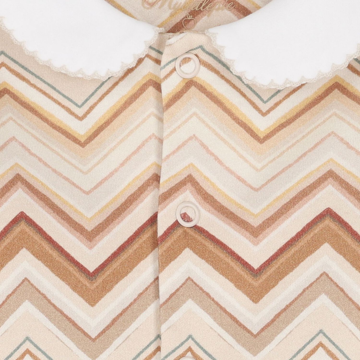 Mult-Coloured Zig Zag Babygrow, 4, hi-res