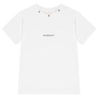 Boys White Logo T-Shirt, 2, hi-res
