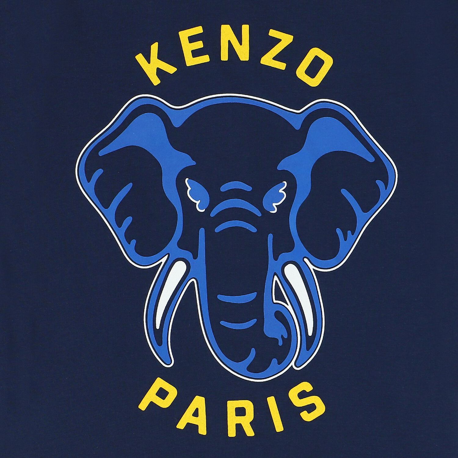 Boys Navy Blue Elephant Logo T-Shirt, 3, hi-res image number null