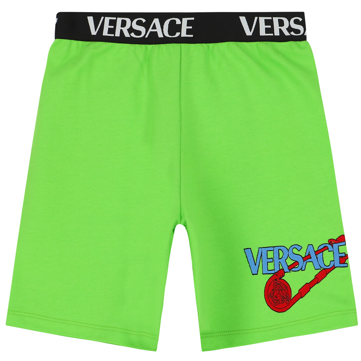 Green Logo Shorts, 1, hi-res