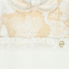 Baby Girls Ivory & Beige Geo Map Babygrow, 1, hi-res