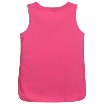 Girls Pink Logo Top