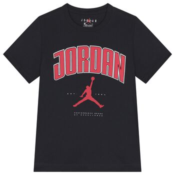 Nike Kids Boys Black Jordan T-Shirt, 2 Boys Black Jordan T-Shirt