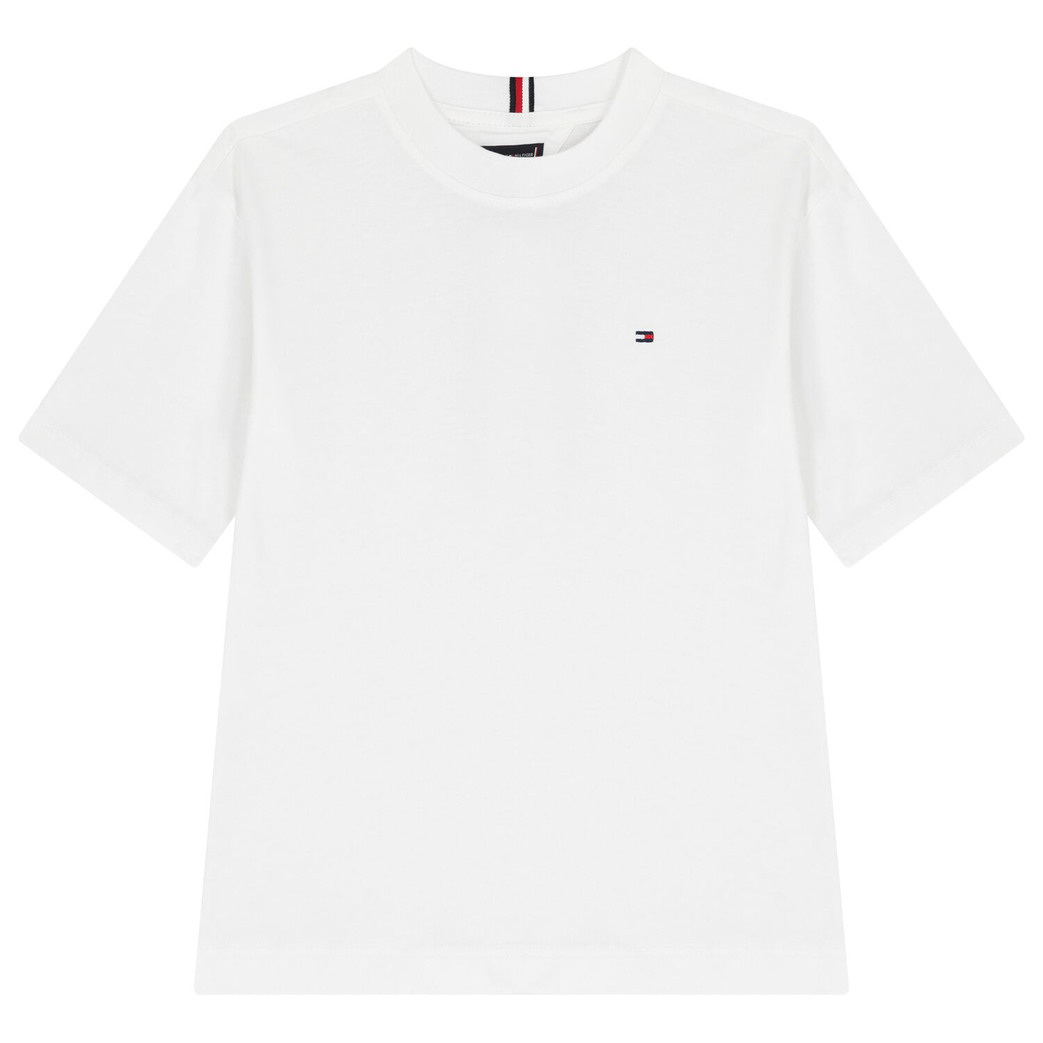 Boys White Logo T-Shirt, 2, hi-res image number null