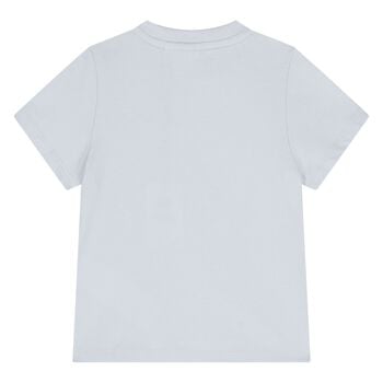 Younger Boys Blue Logo T-Shirt