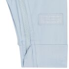 Blue Logo Softskin Baby Romper, 1, hi-res