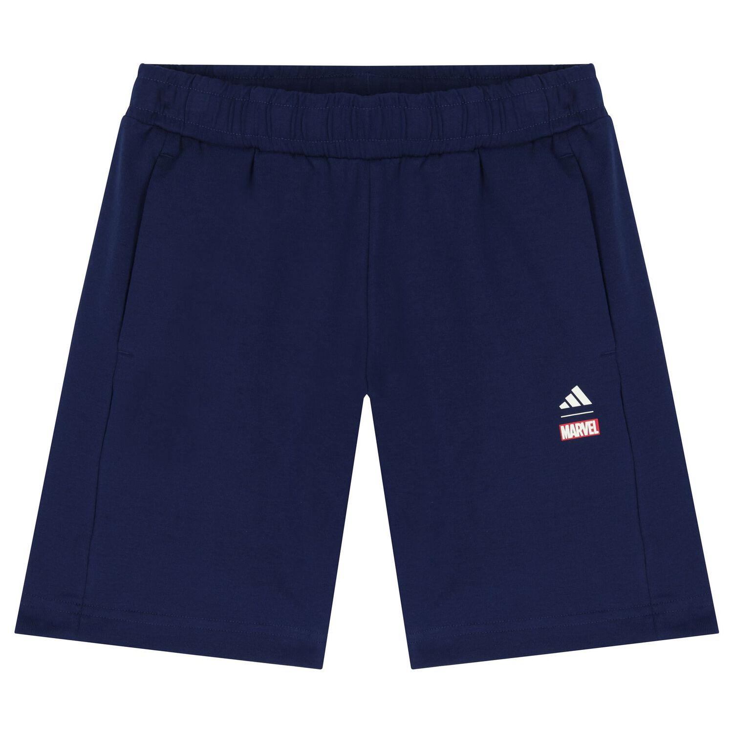 Boys Red & Navy Blue Marvel Shorts Set, 1, hi-res