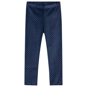 Girls Navy Blue Leggings