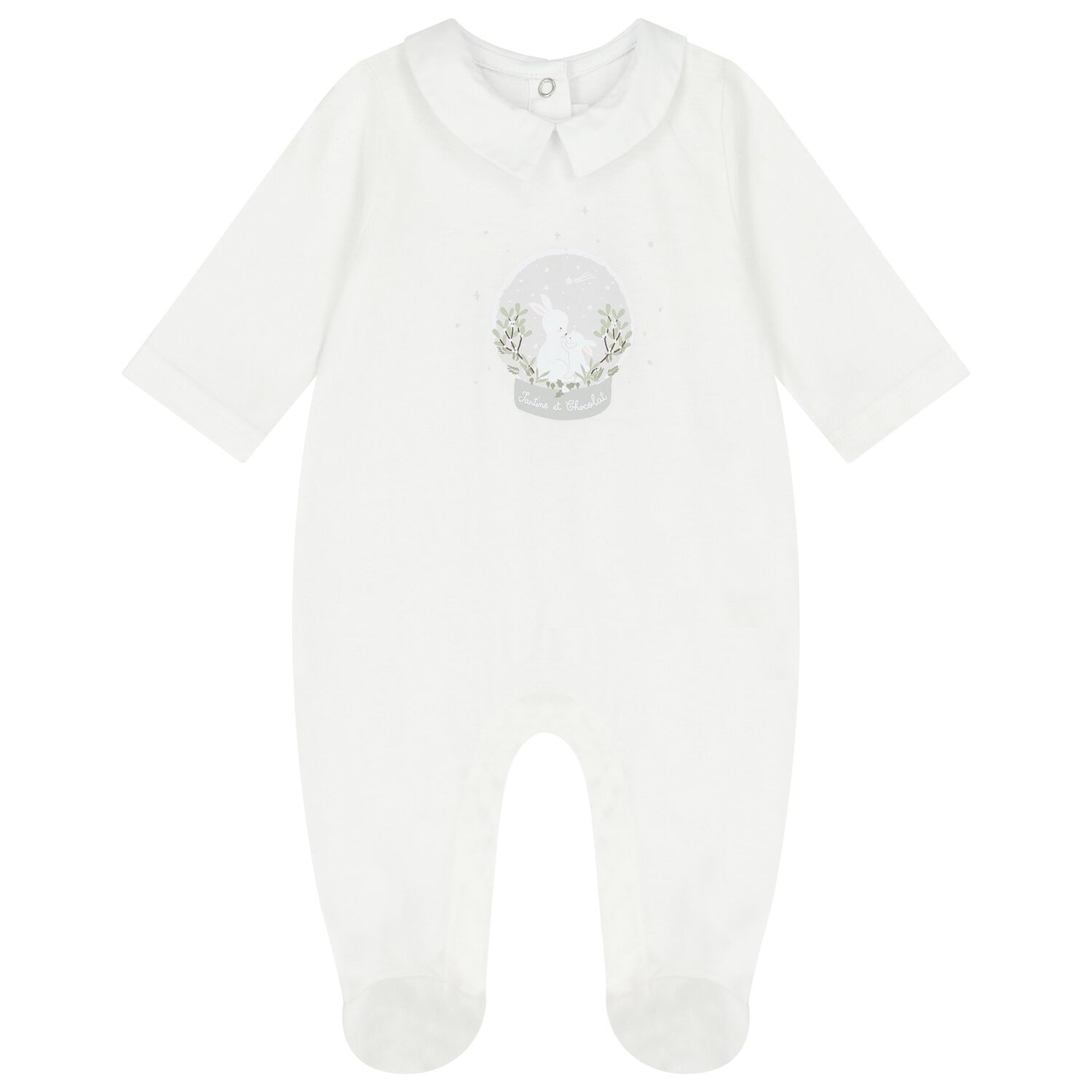 White Bunny Babygrow, 1, hi-res image number null