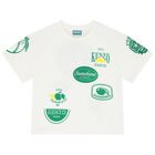 Boys Ivory Logo T-Shirt, 1, hi-res
