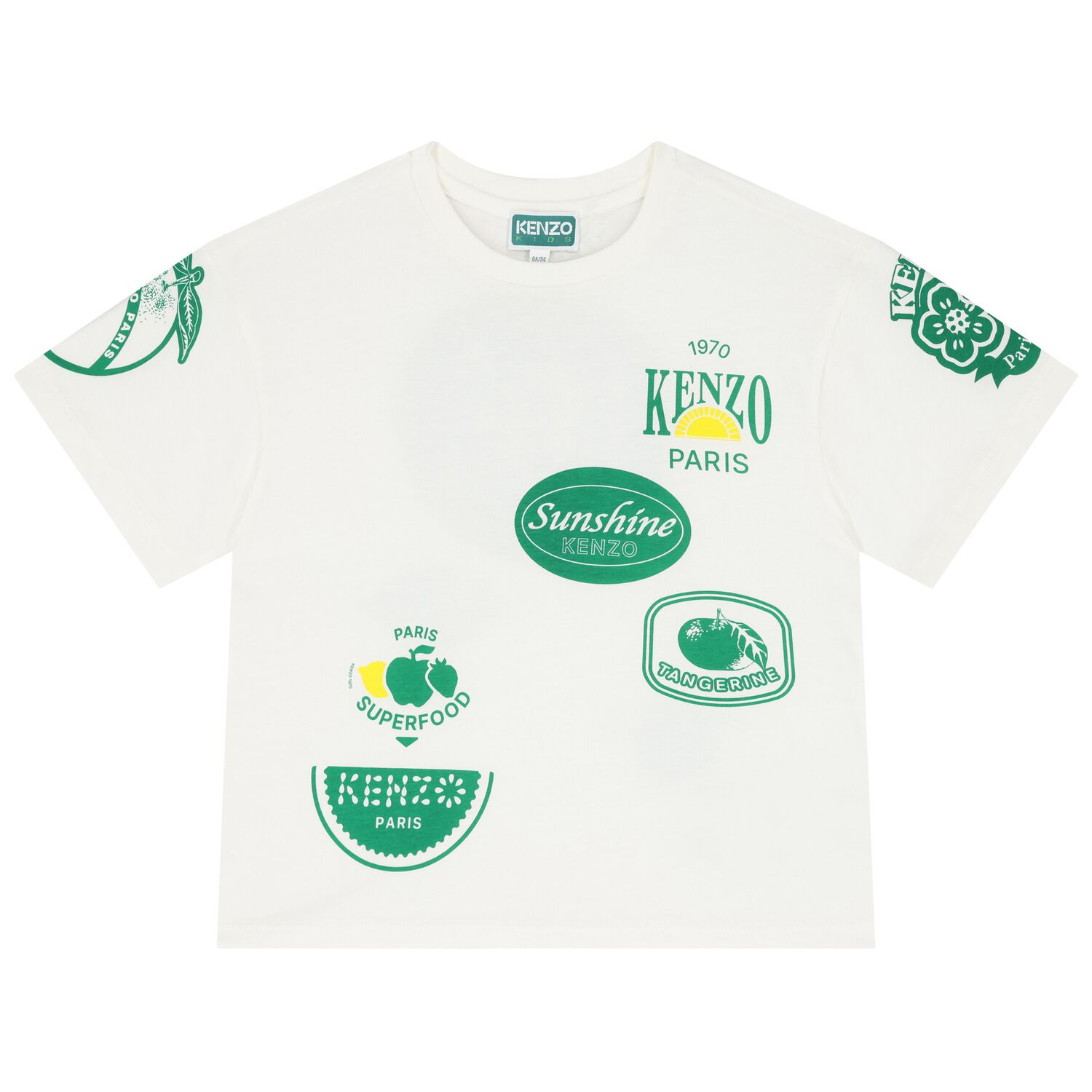 Boys Ivory Logo T-Shirt, 1, hi-res