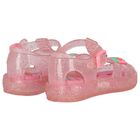 Younger Girls Pink Jelly Sandals, 1, hi-res
