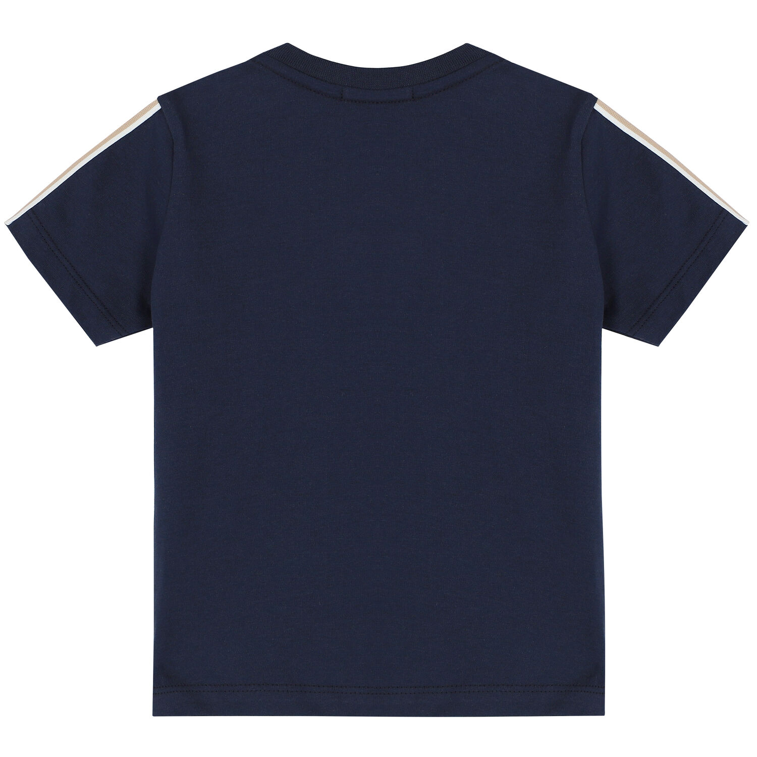 Younger Boys Navy Logo T-Shirt, 1, hi-res