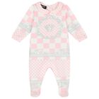 Baby Girls Pink Logo Babygrow Gift set, 2, hi-res
