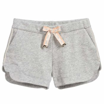 Girls Grey Jersey Shorts