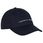 Navy Blue Logo Cap, 1, hi-res