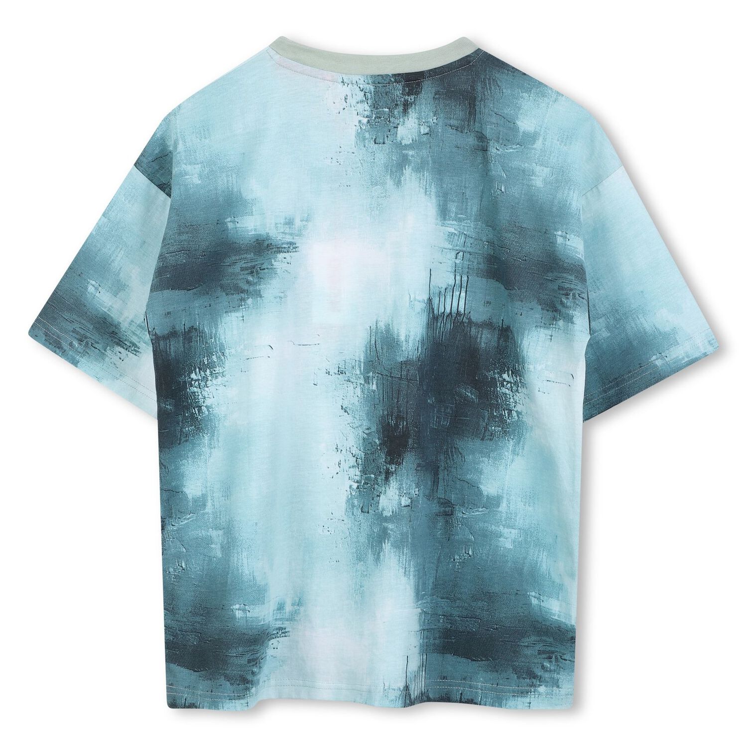 Boys Blue & White Logo T-Shirt, 1, hi-res