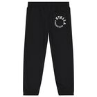 Boys Black Logo Joggers, 1, hi-res