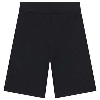Boys Black Logo Shorts