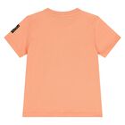 Younger Boys Orange Logo T-Shirt, 3, hi-res