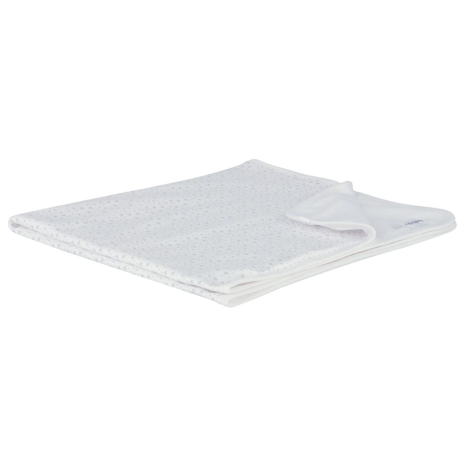 White & Grey Stars Baby Blanket, 1, hi-res image number null