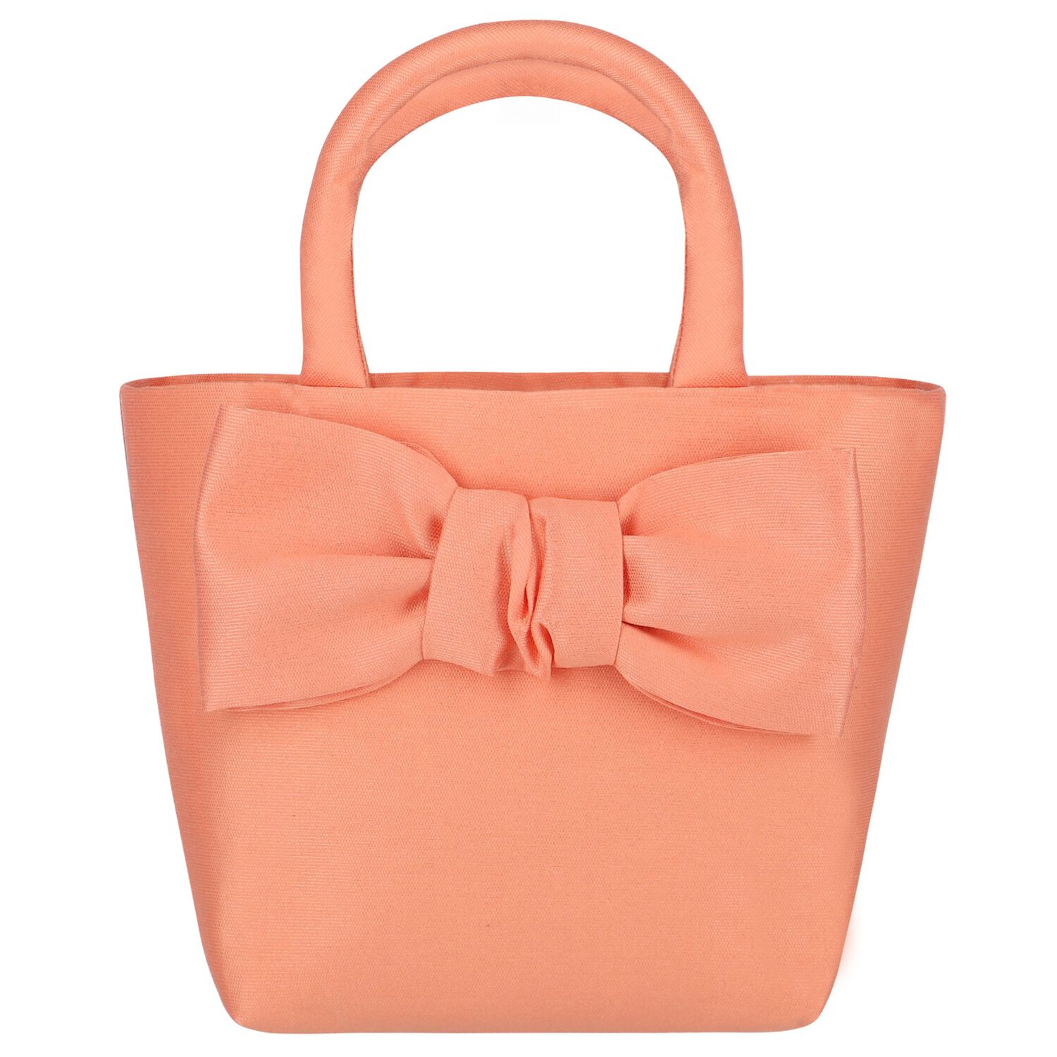 Girls Orange Bow Hand Bag, 1, hi-res image number null