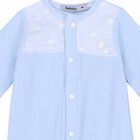 Baby Boys Blue Babygrow, 1, hi-res
