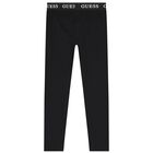 Girls Black Logo Leggings Set, 1, hi-res