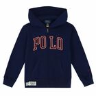 Boys Navy Logo Zip Up Top, 1, hi-res