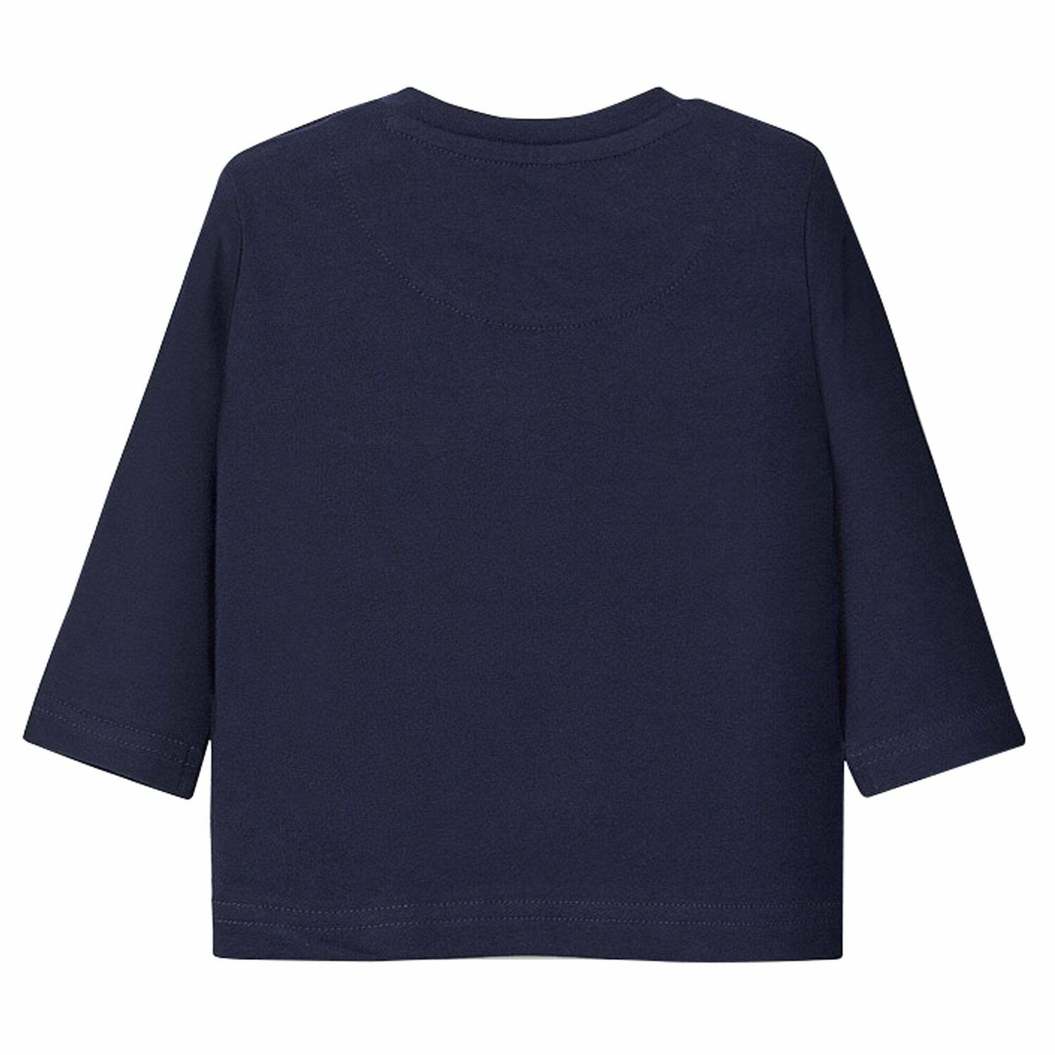 Younger Boys Navy Blue Top, 1, hi-res