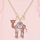 Girls Pink Camel Logo Dress, 1, hi-res