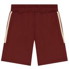 Navy Blue & Red Marvel Logo Shorts Set, 1, hi-res