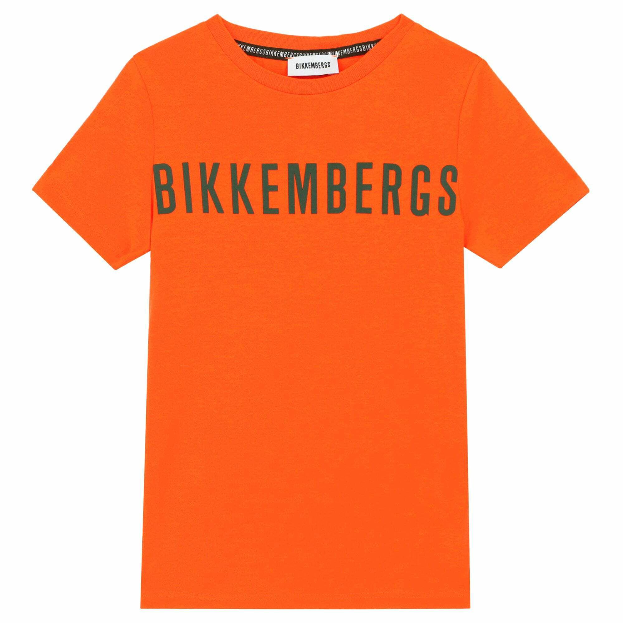 Bikkembergs Boys Neon Orange Logo T 