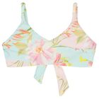 Girls Pink & Aqua Floral Bikini, 1, hi-res