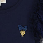 Girls Red Lace Top, 3, hi-res