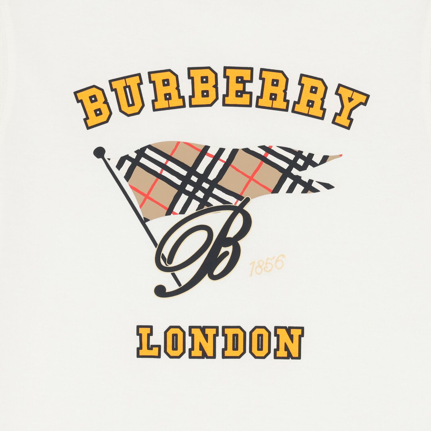 Boys Ivory Logo Flag T-Shirt, 1, hi-res