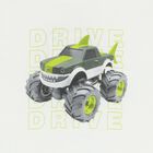 Boys White & Green Short Set, 2, hi-res