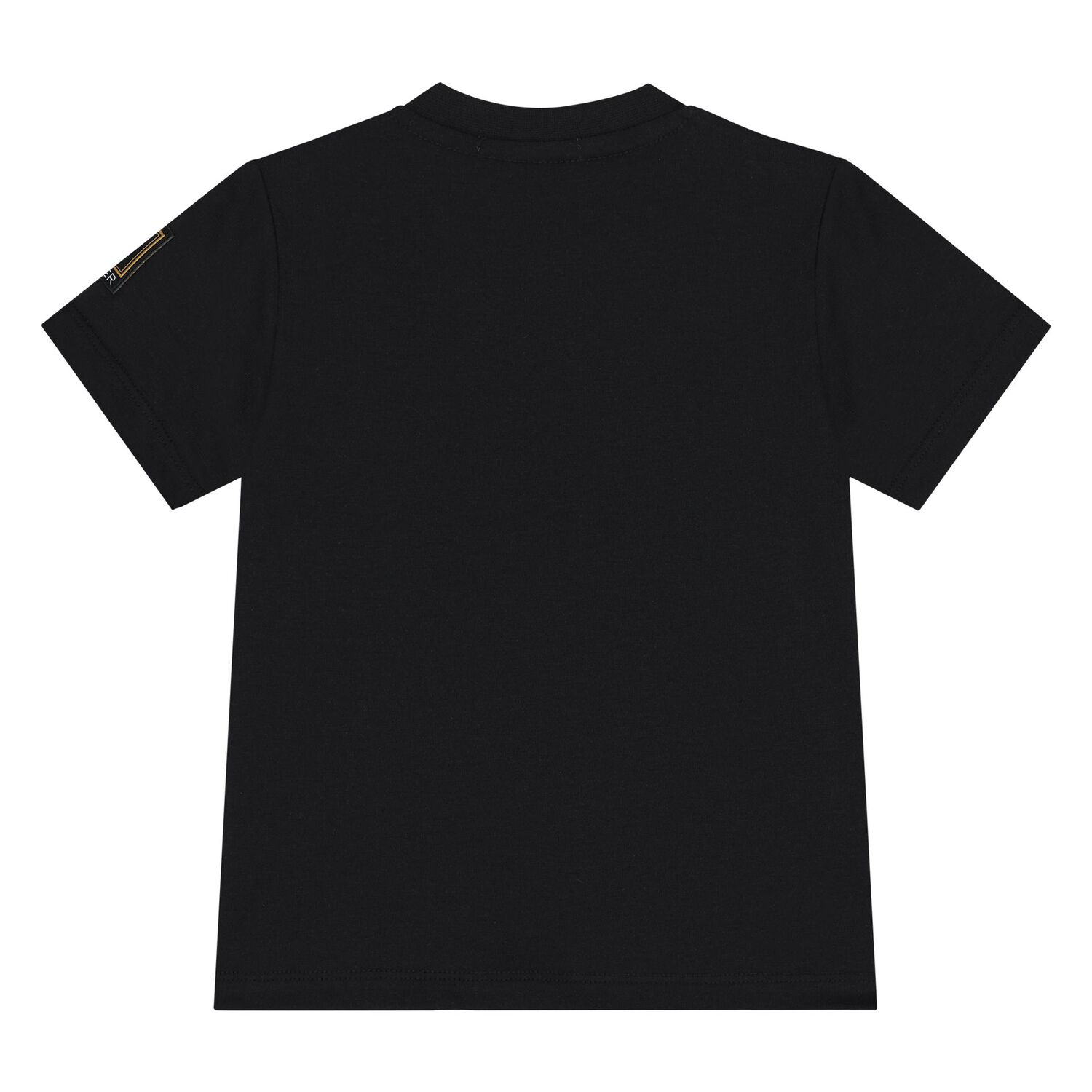 Younger Boys Black Logo T-Shirt, 2, hi-res