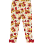 Girls Red & Ivory Crown Leggings Set, 1, hi-res