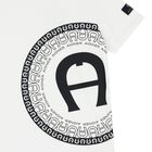 Boys White Logo T-Shirt, 1, hi-res