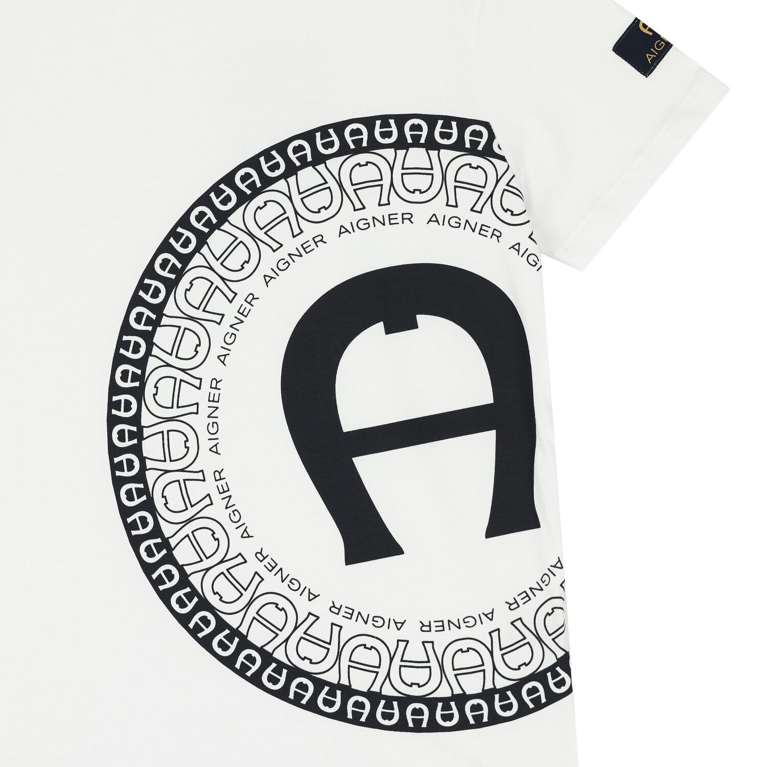 Boys White Logo T-Shirt, 1, hi-res image number null