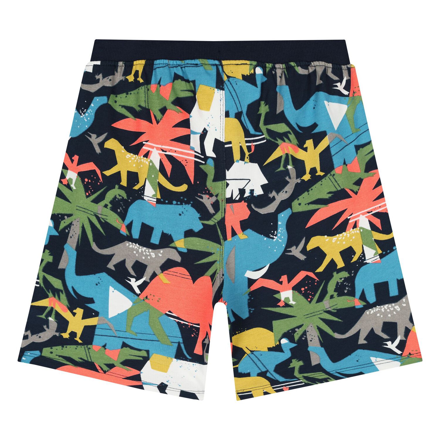 Boys Blue Logo Shorts Set, 1, hi-res