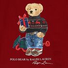 Baby Boys Red Polo Bear Long Sleeve Top, 1, hi-res