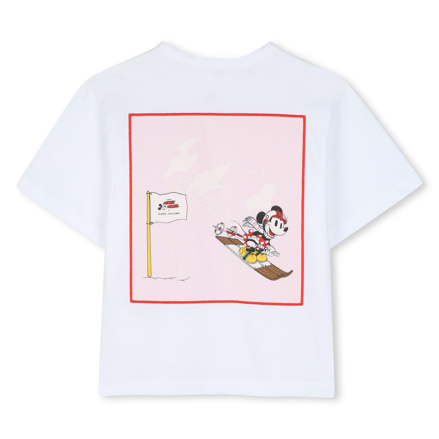 Girls White Minnie Mouse Disney T-Shirt, 1, hi-res
