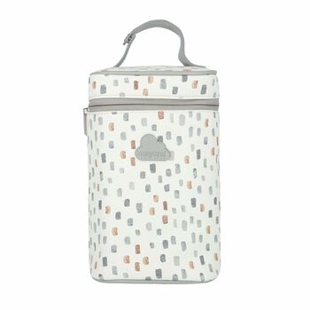 Grey Thermal Baby Bottle Bag