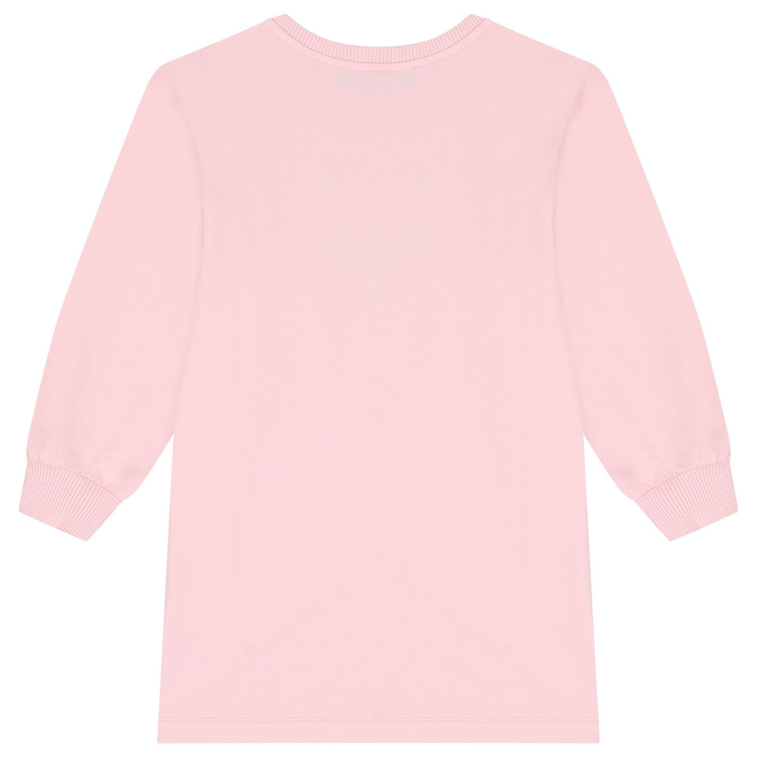 Girls Pink Bow Logo Dress, 1, hi-res