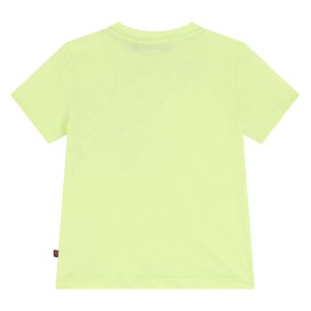 Younger Boys Green Logo T-Shirt