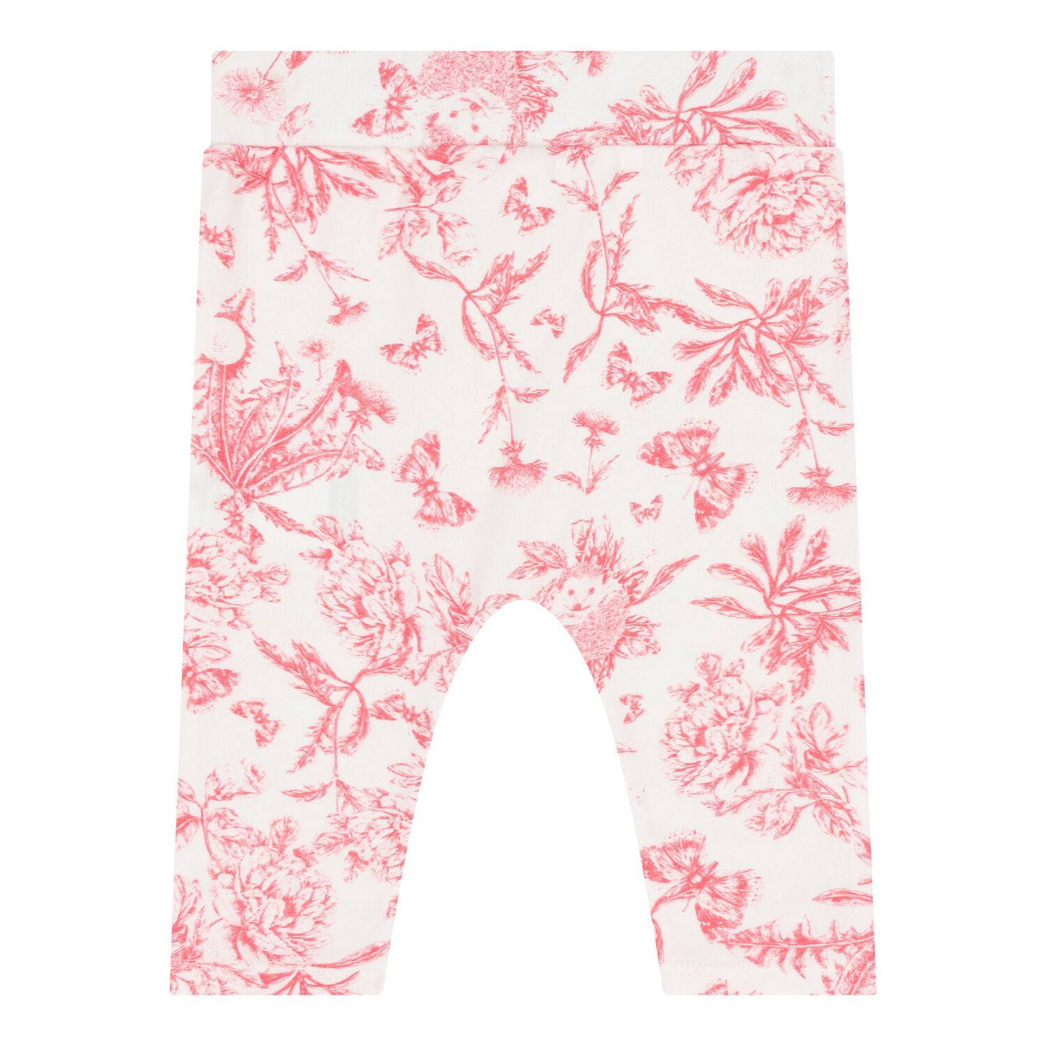 Baby Girls White & Red Floral Pyjama Set, 1, hi-res image number null